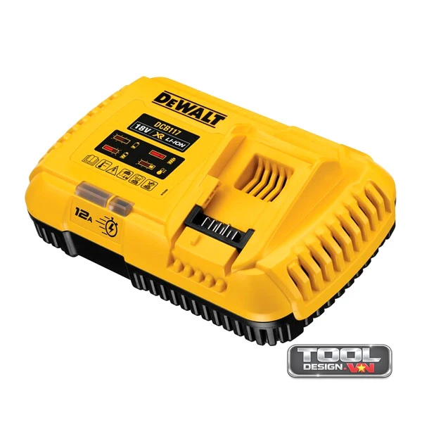 Đế sạc nhanh 12A Dewalt DCB117-KR 18-60V