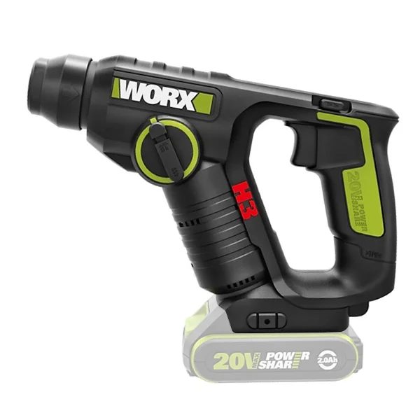 Máy khoan bê tông dùng pin 20V Worx WU380S