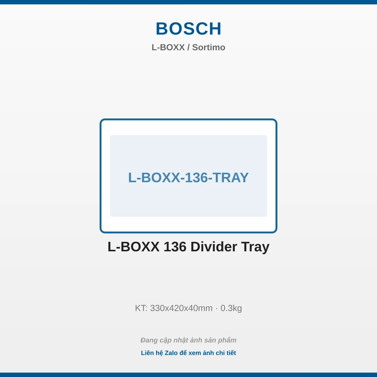 L-BOXX 136 Khay Chia Ngăn L-BOXX-136-TRAY