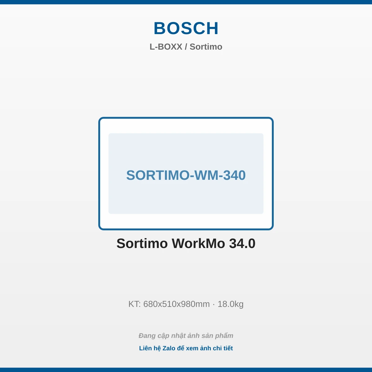 Sortimo WorkMo 34.0 SORTIMO-WM-340