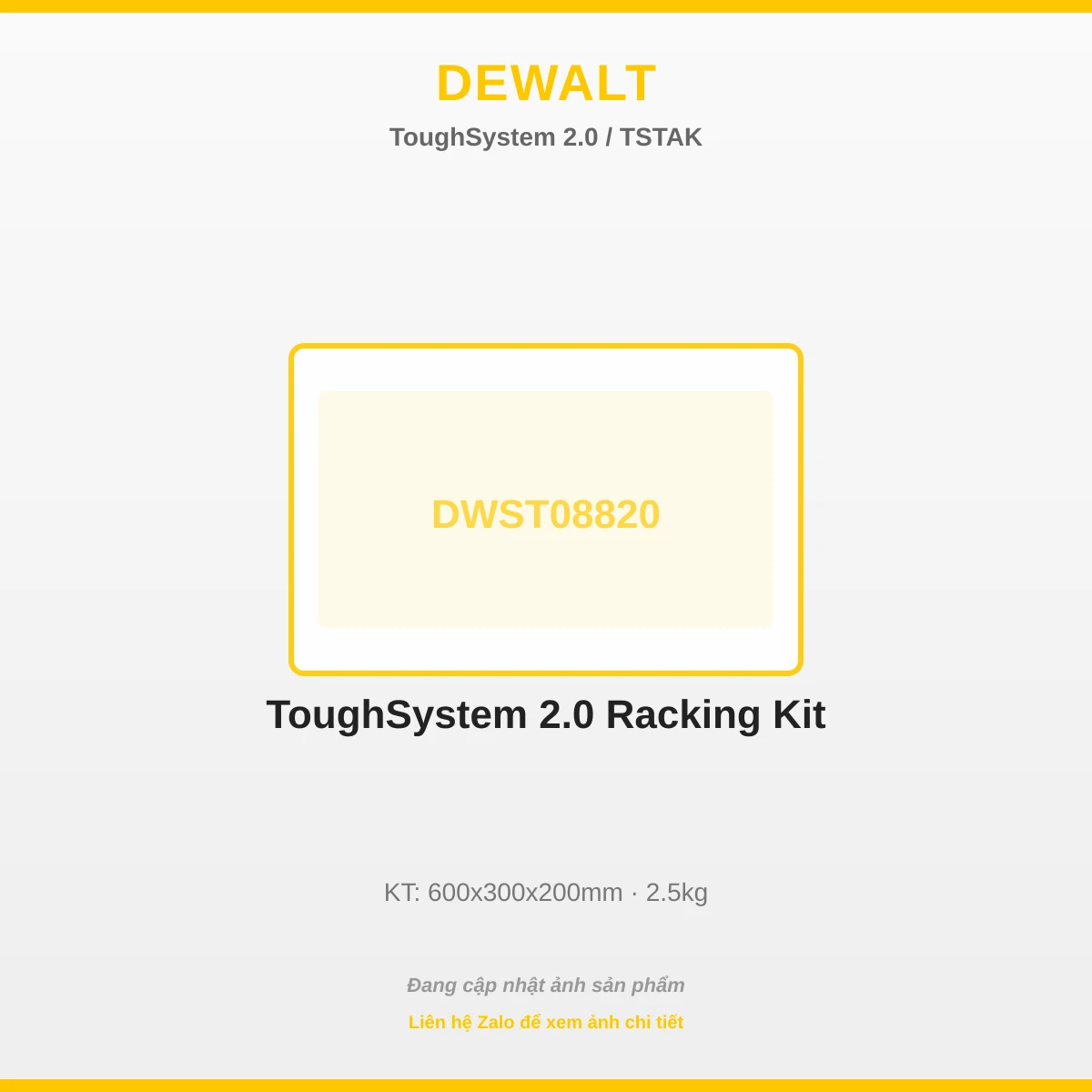 ToughSystem 2.0 Racking Bộ DWST08820