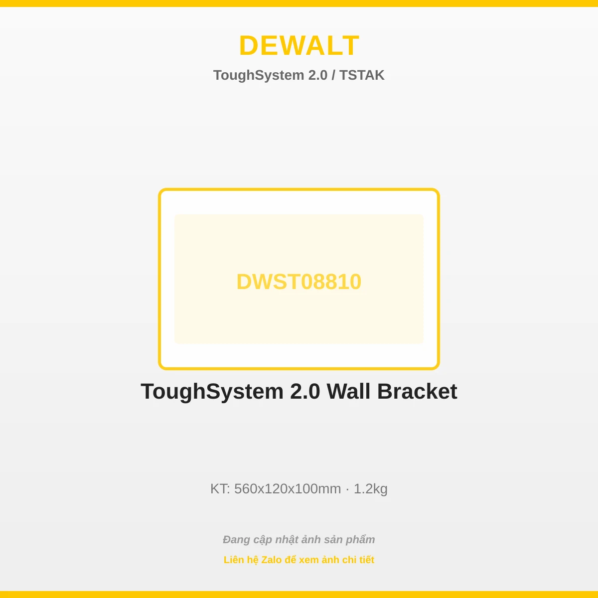 ToughSystem 2.0 Wall Bracket DWST08810