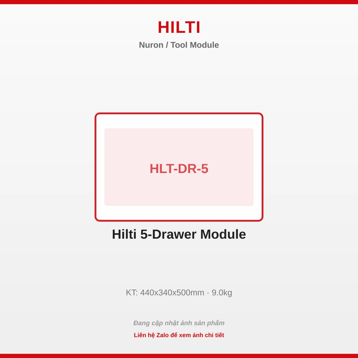 Hilti 5-Ngăn Kéo Module HLT-DR-5