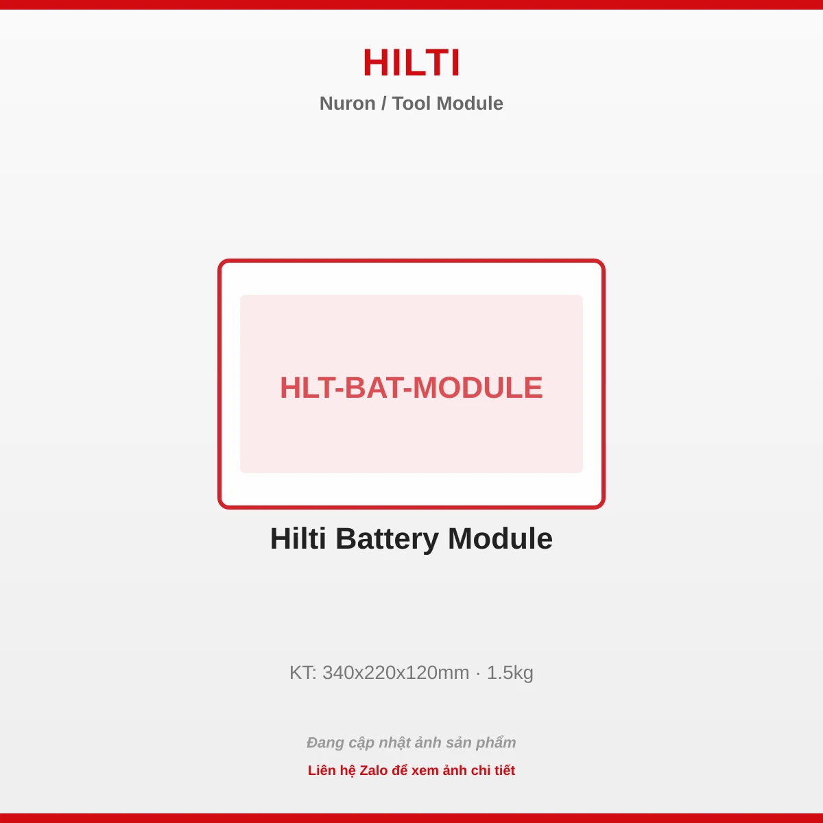 Hilti Battery Module HLT-BAT-MODULE