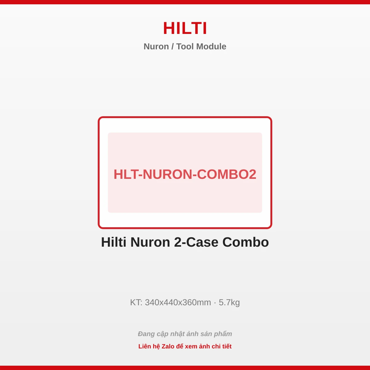 Hilti Nuron 2-Case Combo HLT-NURON-COMBO2