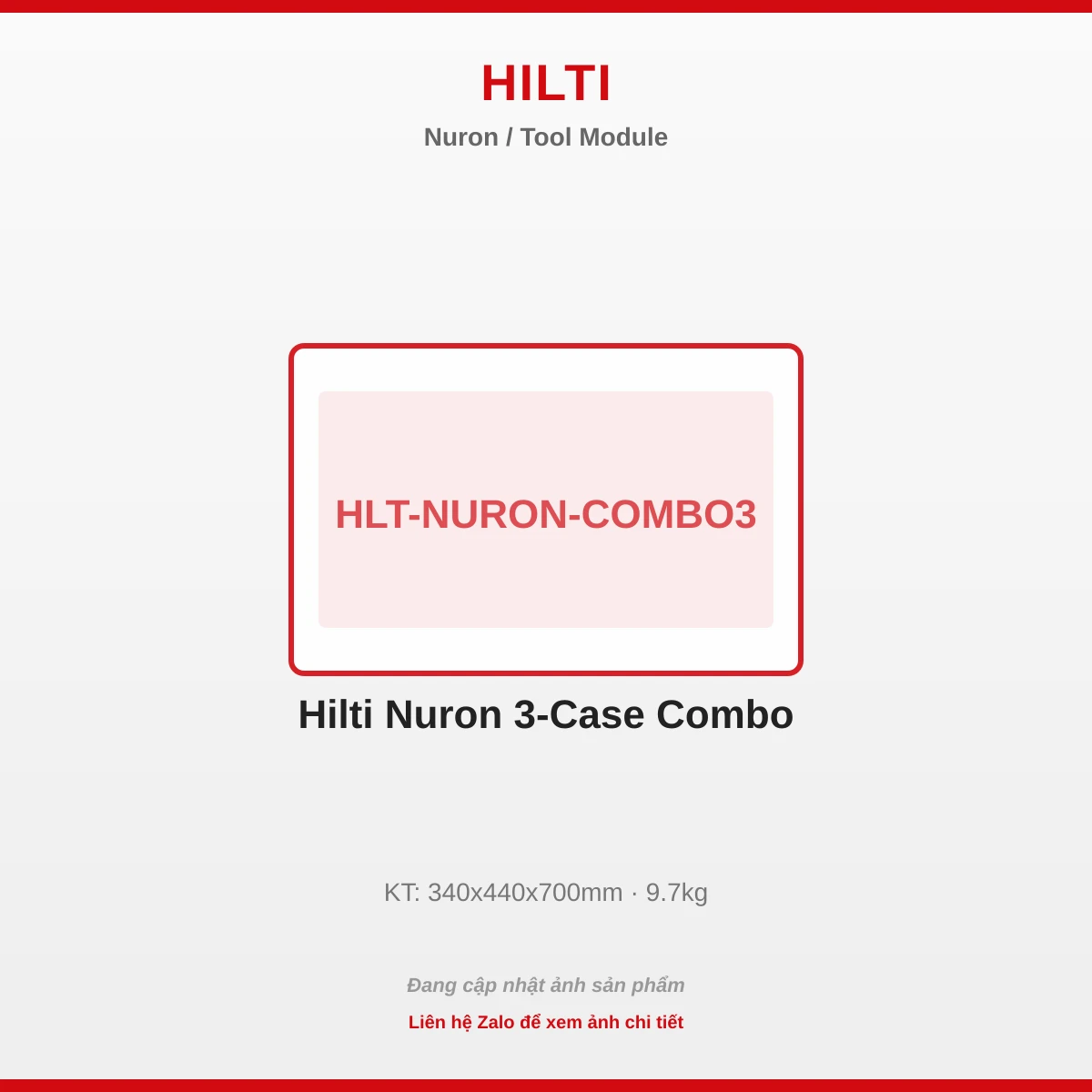 Hilti Nuron 3-Case Combo HLT-NURON-COMBO3