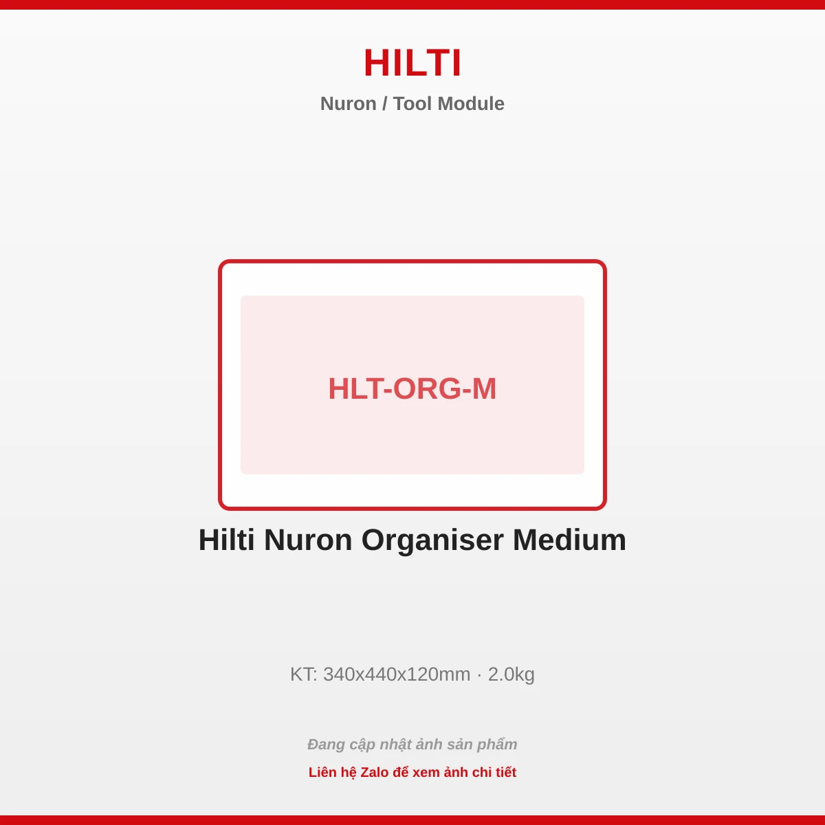 Hilti Nuron Organiser Trung HLT-ORG-M