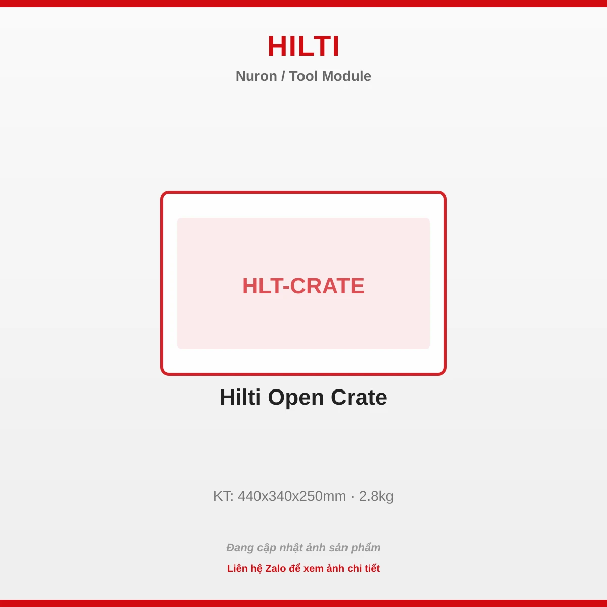 Hilti Open Sọt HLT-CRATE