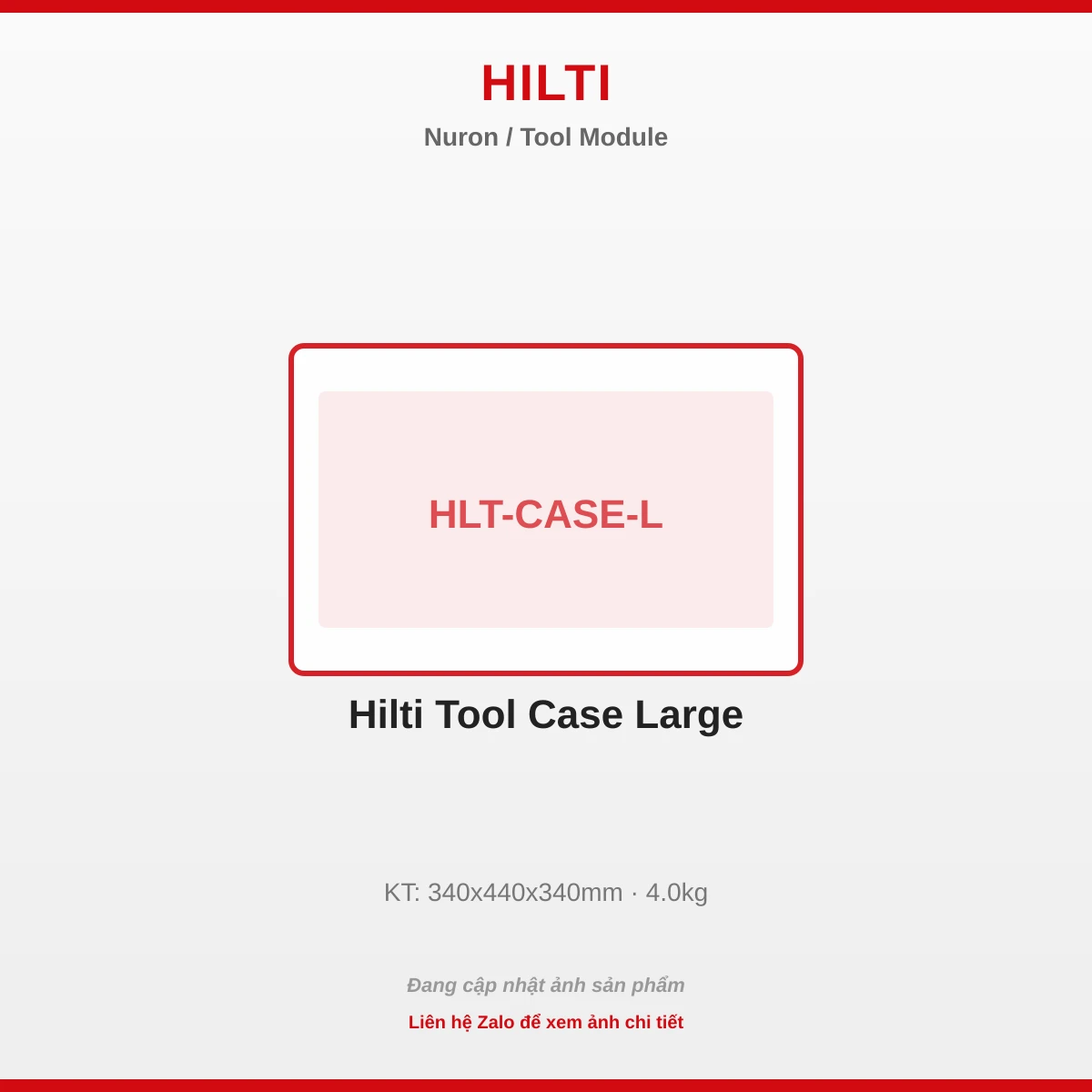 Hilti Tool Case Lớn HLT-CASE-L