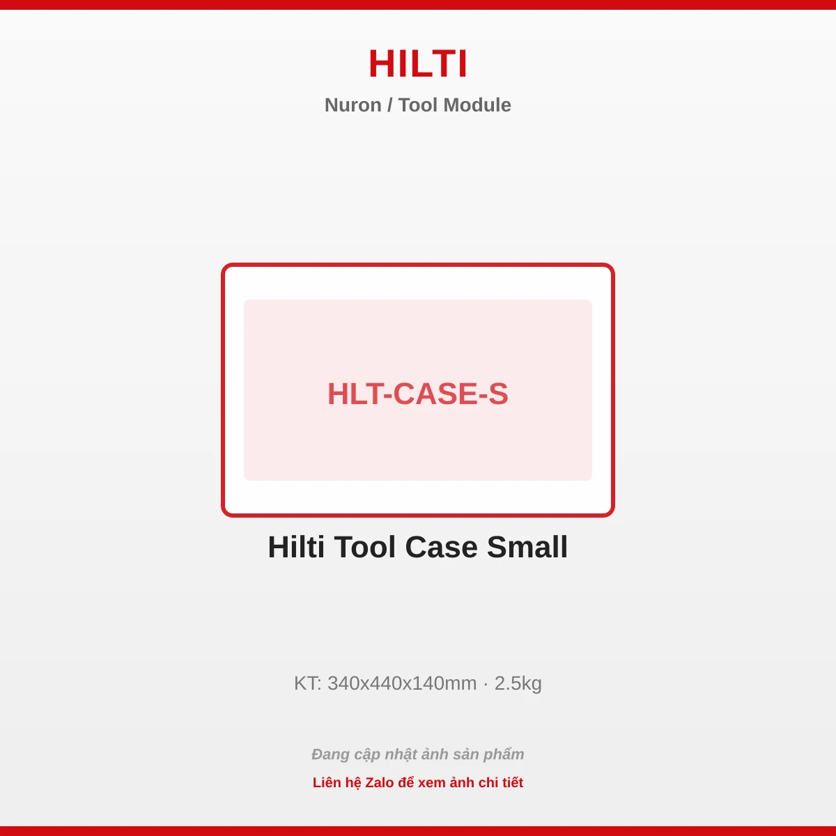 Hilti Tool Case Nhỏ HLT-CASE-S