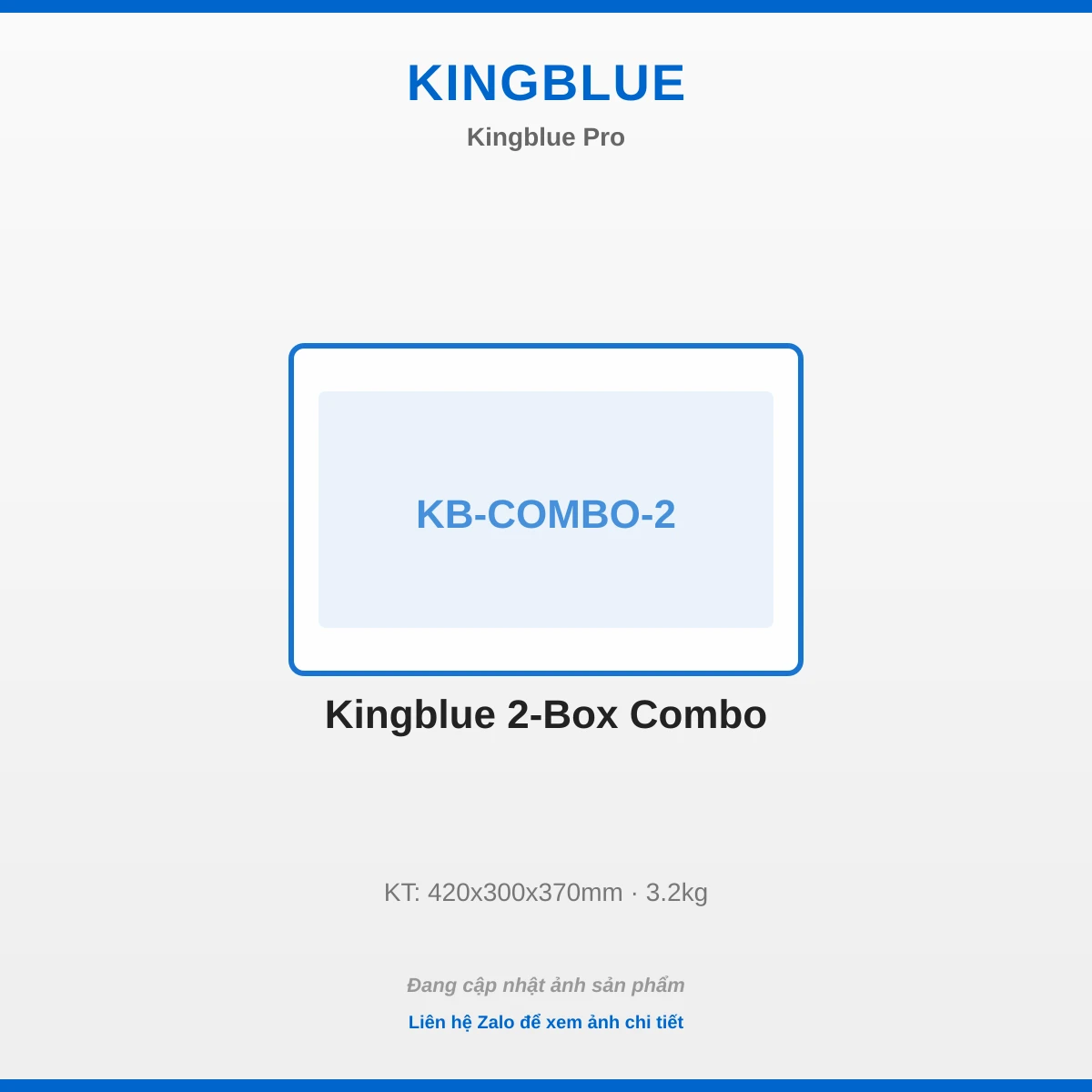 Kingblue 2-Box Combo KB-COMBO-2