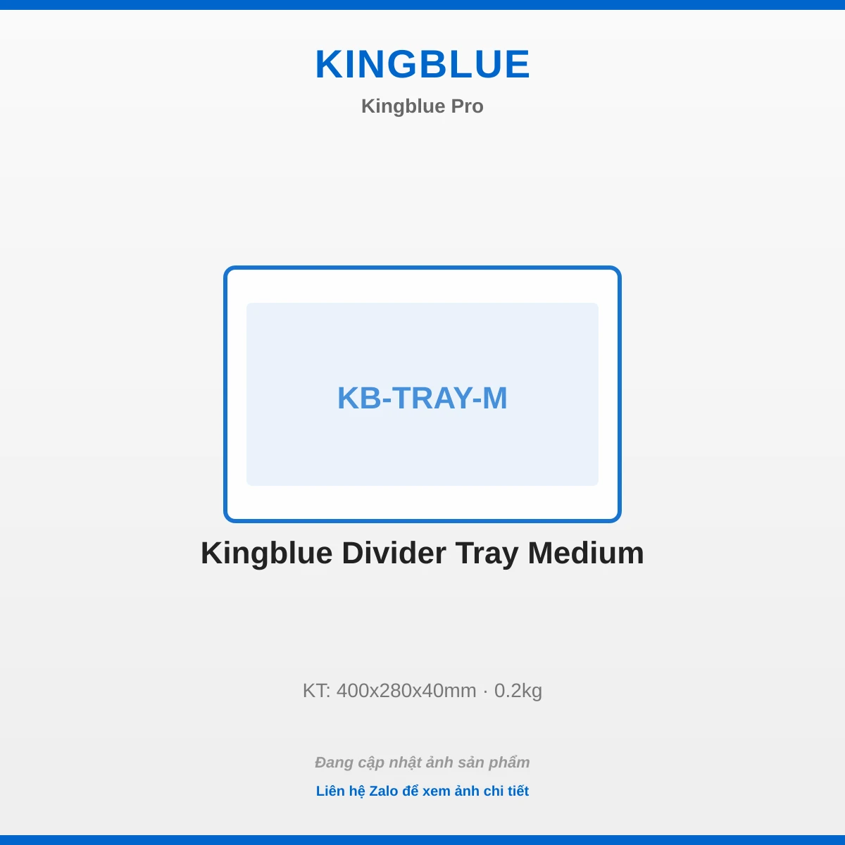 Kingblue Khay Chia Ngăn Trung KB-TRAY-M