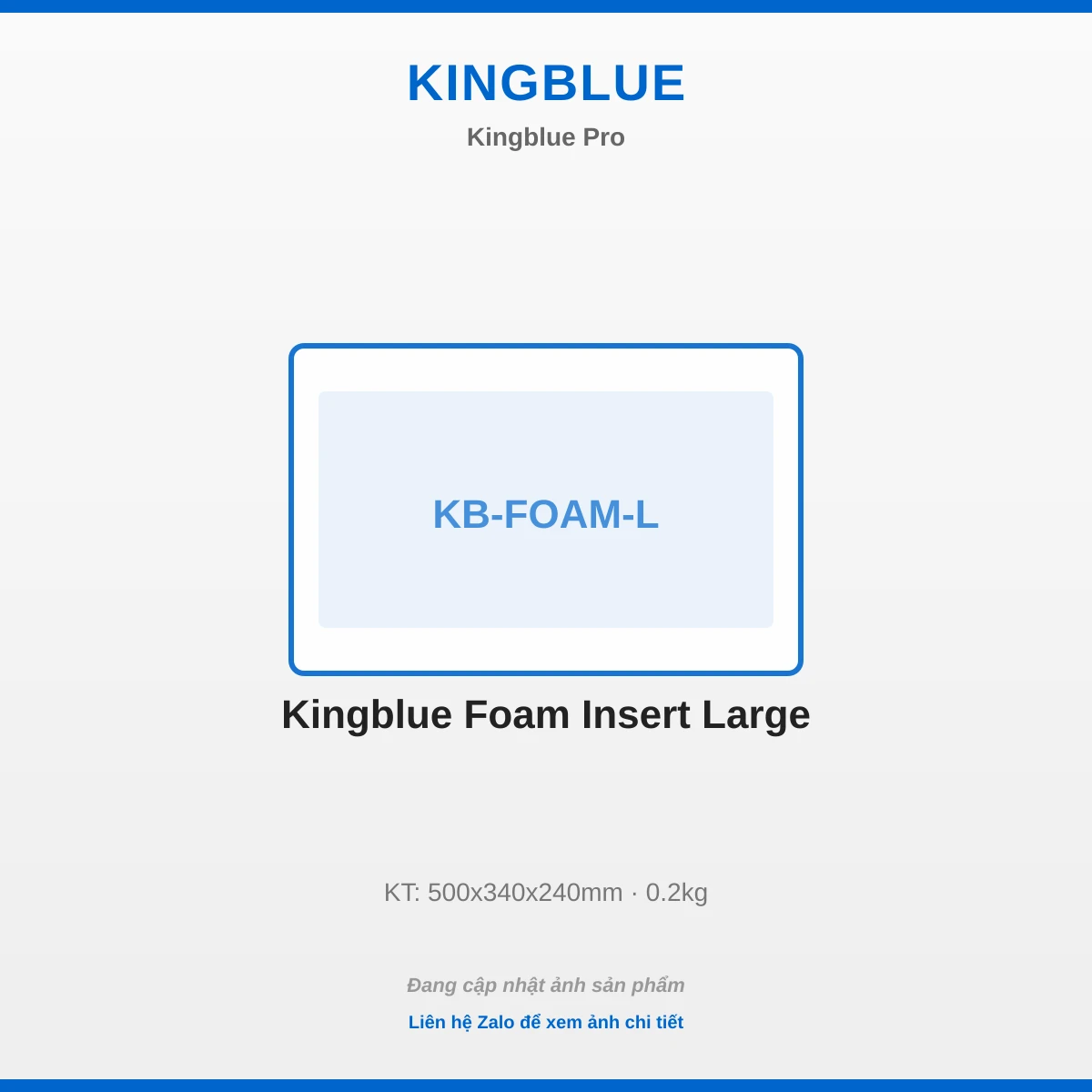 Kingblue Khay Mút Xốp Lớn KB-FOAM-L