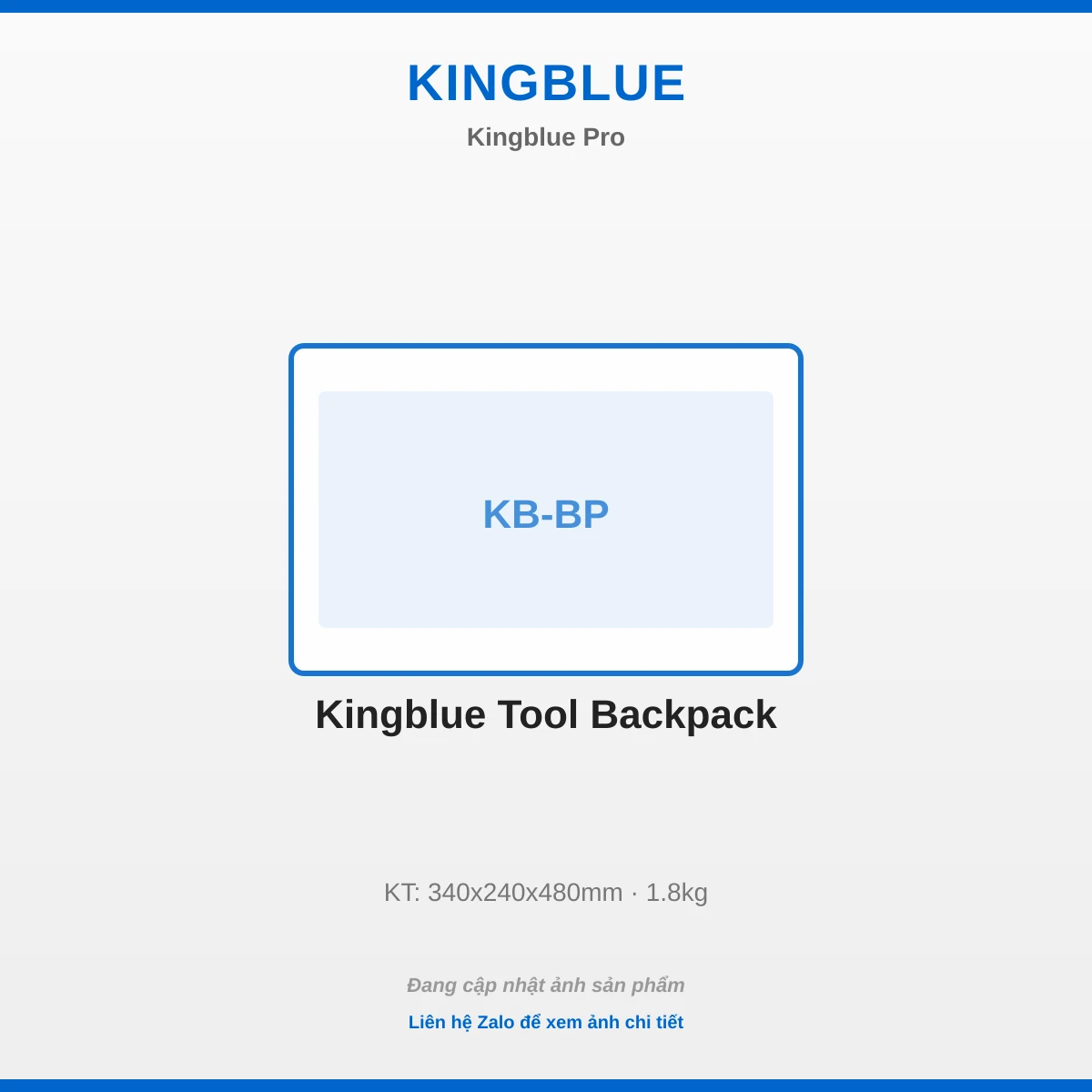 Kingblue Tool Balo KB-BP