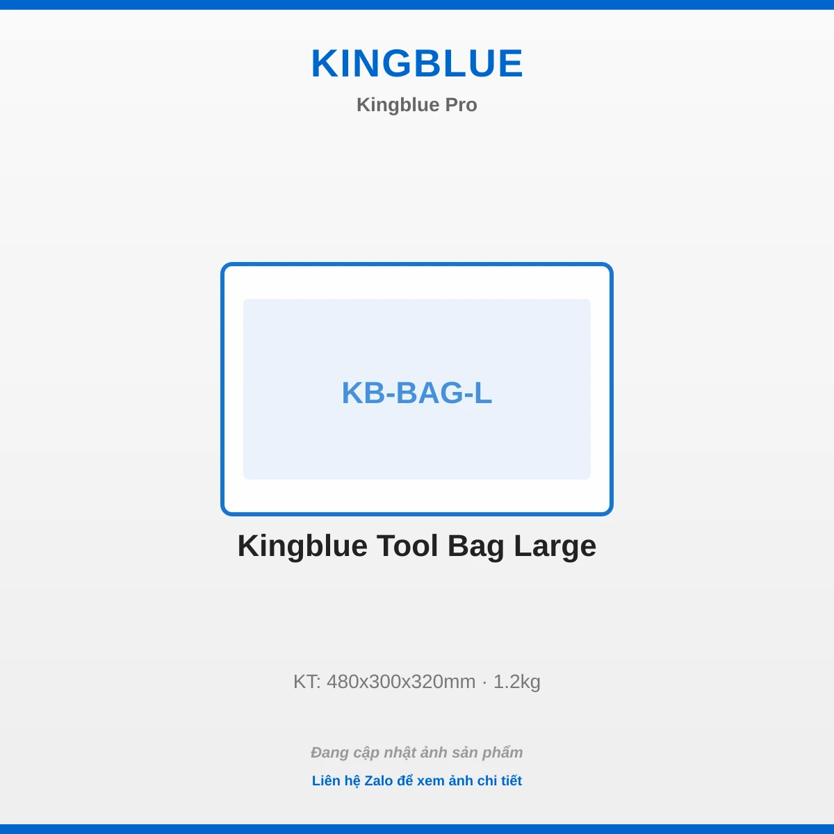 Kingblue Tool Túi Lớn KB-BAG-L