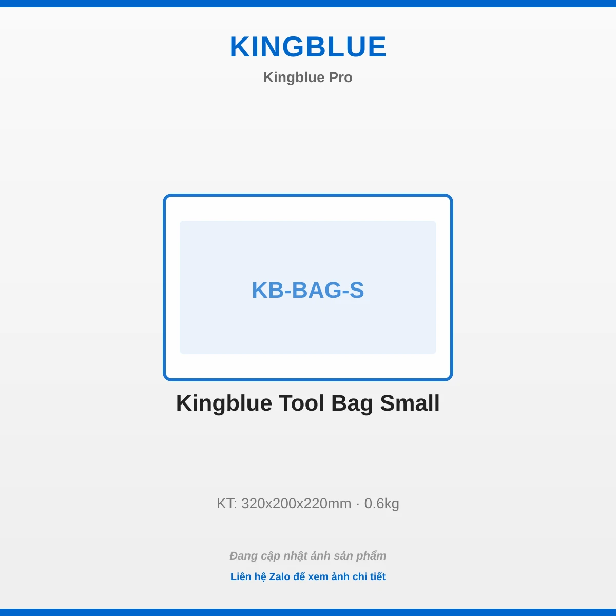 Kingblue Tool Túi Nhỏ KB-BAG-S