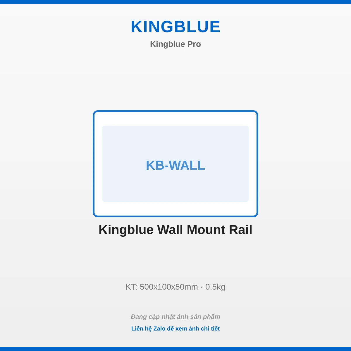 Kingblue Wall Mount Rail KB-WALL