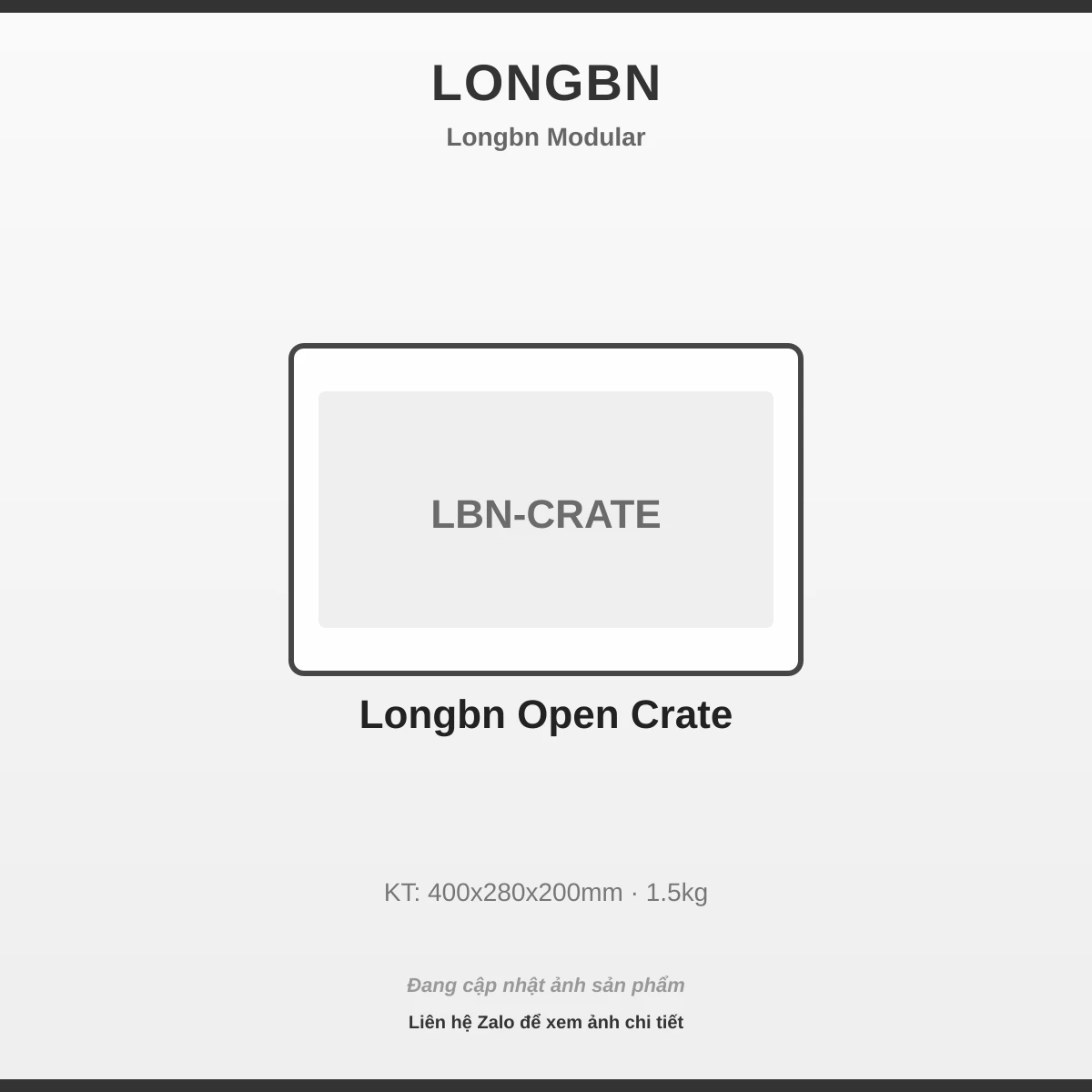 Longbn Open Sọt LBN-CRATE