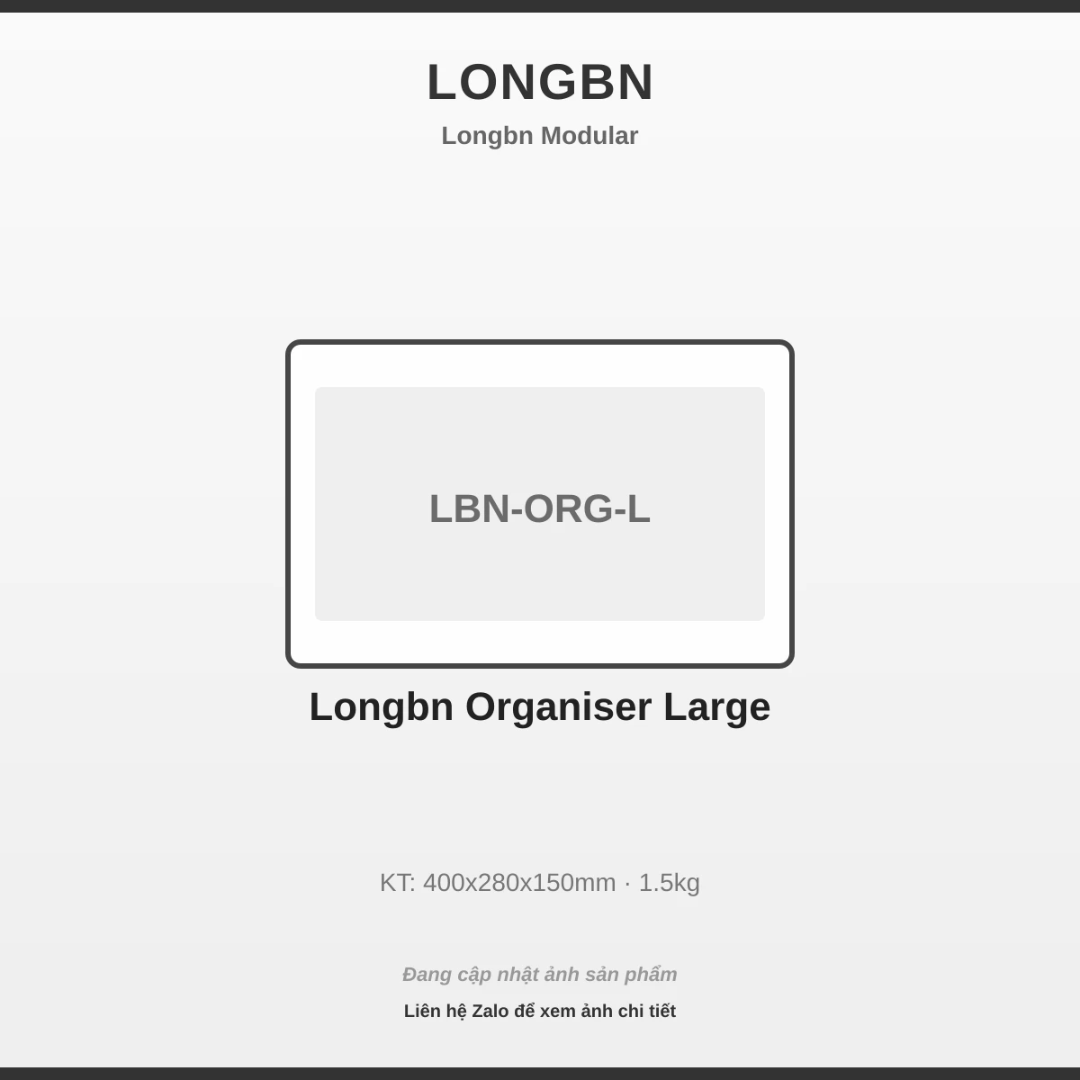 Longbn Organiser Lớn LBN-ORG-L