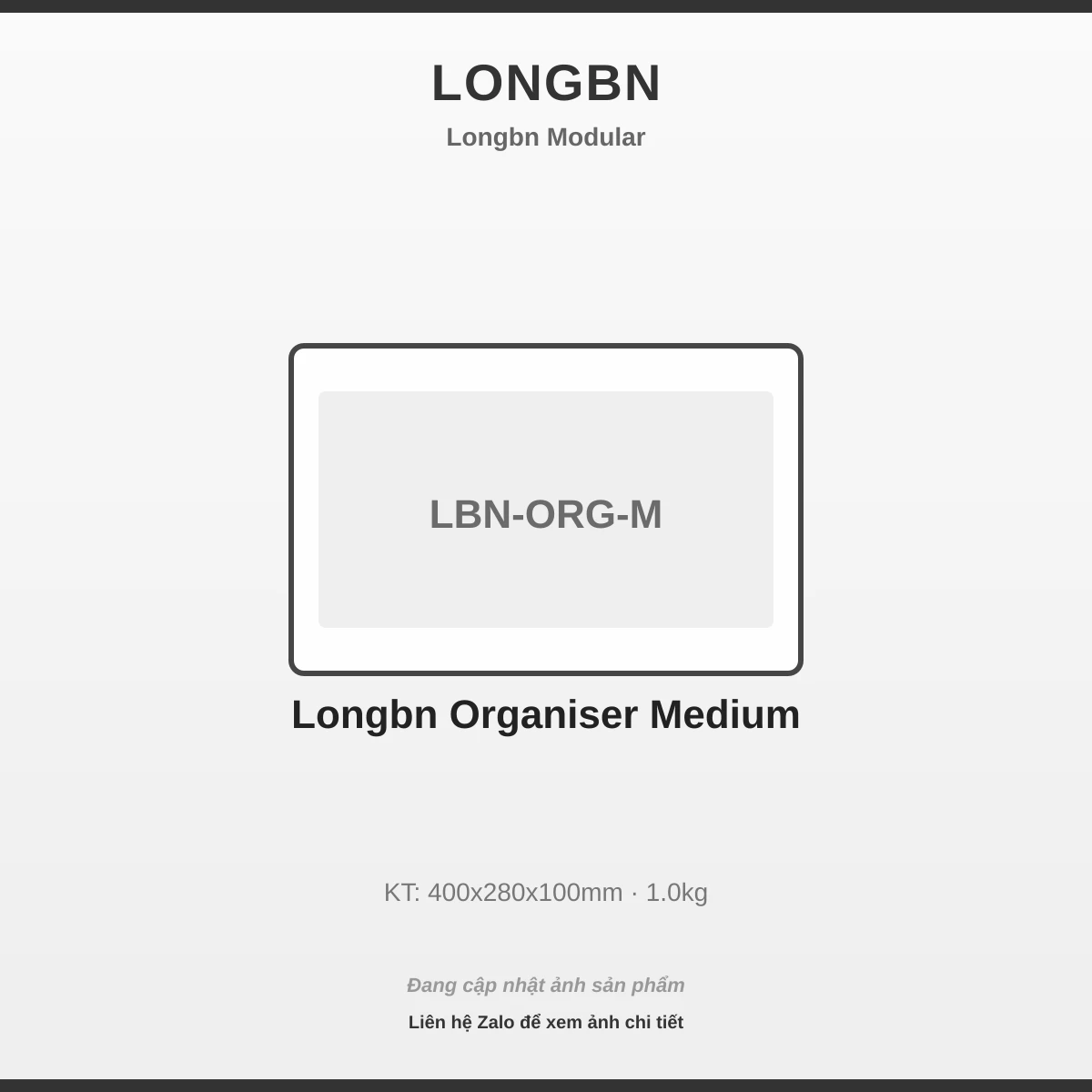 Longbn Organiser Trung LBN-ORG-M