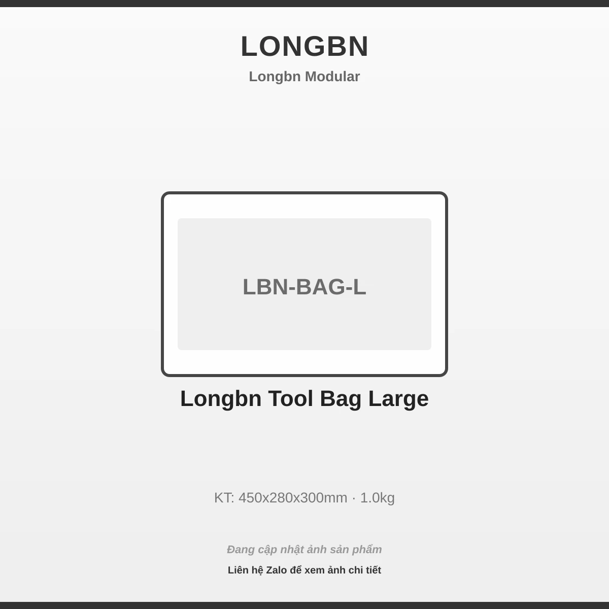 Longbn Tool Túi Lớn LBN-BAG-L