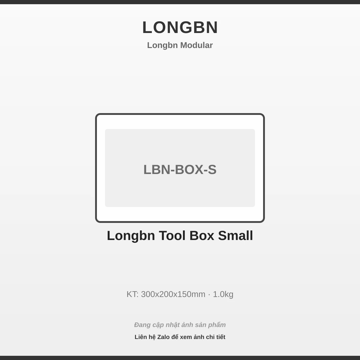 Longbn Thùng Đồ Nghề Nhỏ LBN-BOX-S