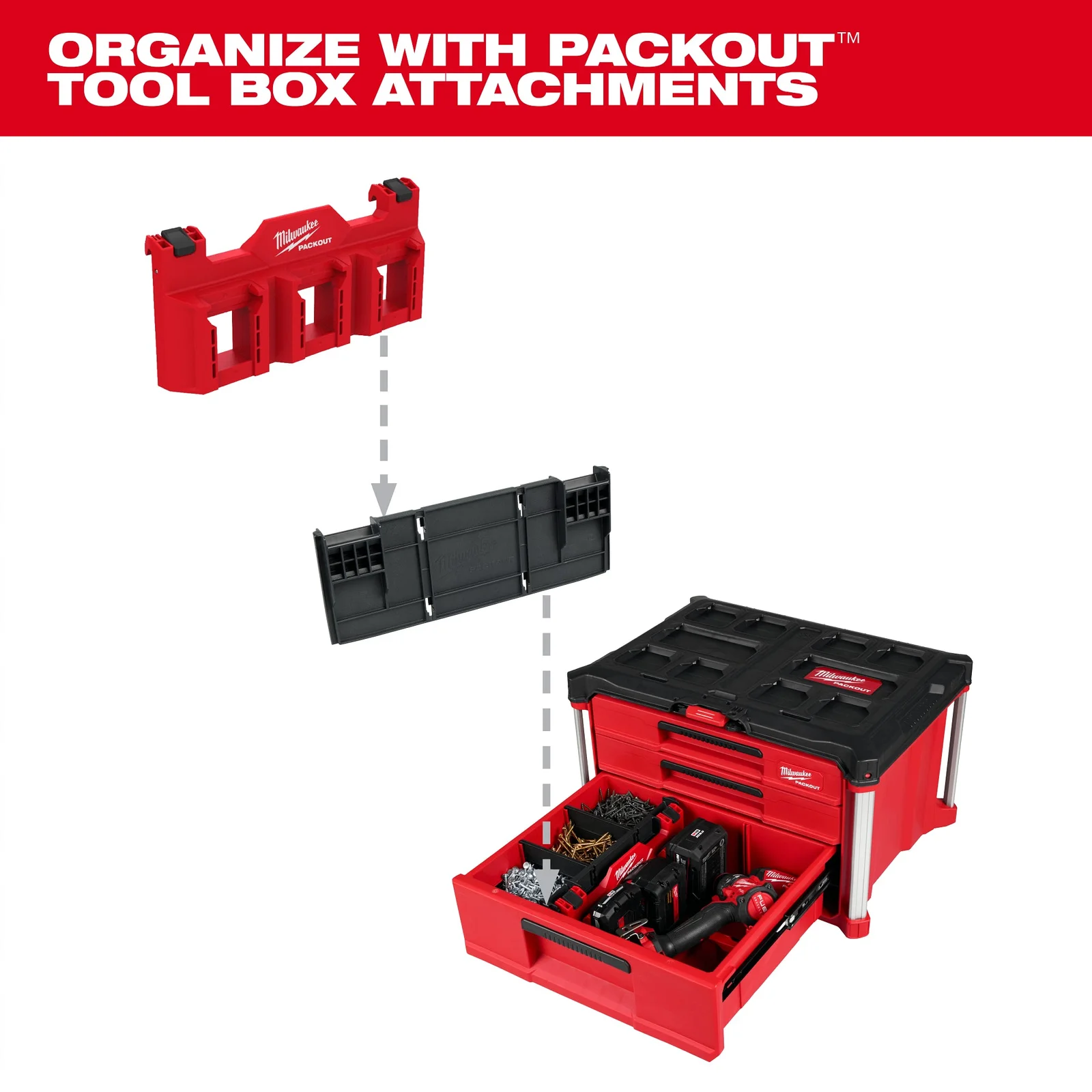 Divider cho PACKOUT Ngăn Kéo Tool Boxes 48-22-8047