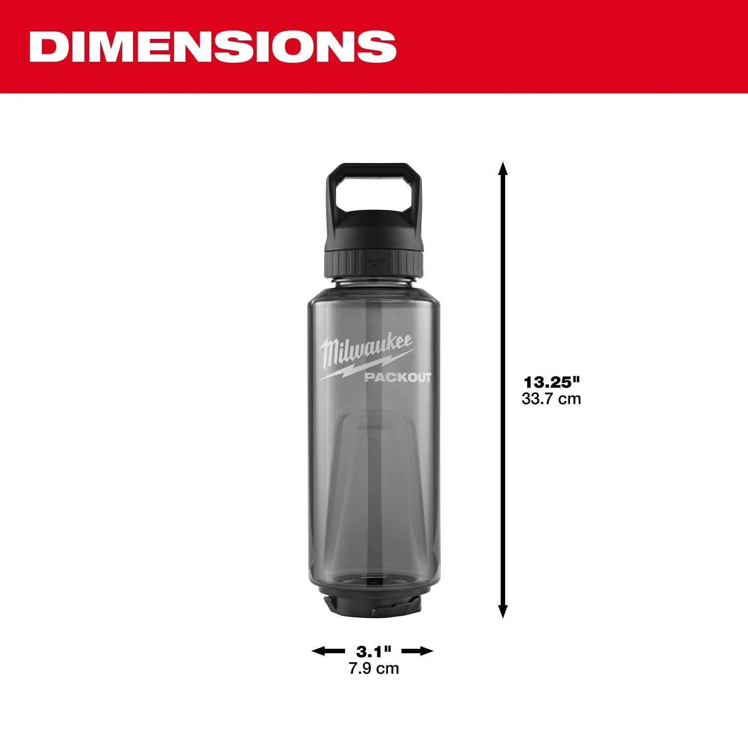 PACKOUT 48oz Bottle kèm Chug Lid 48-22-8373B