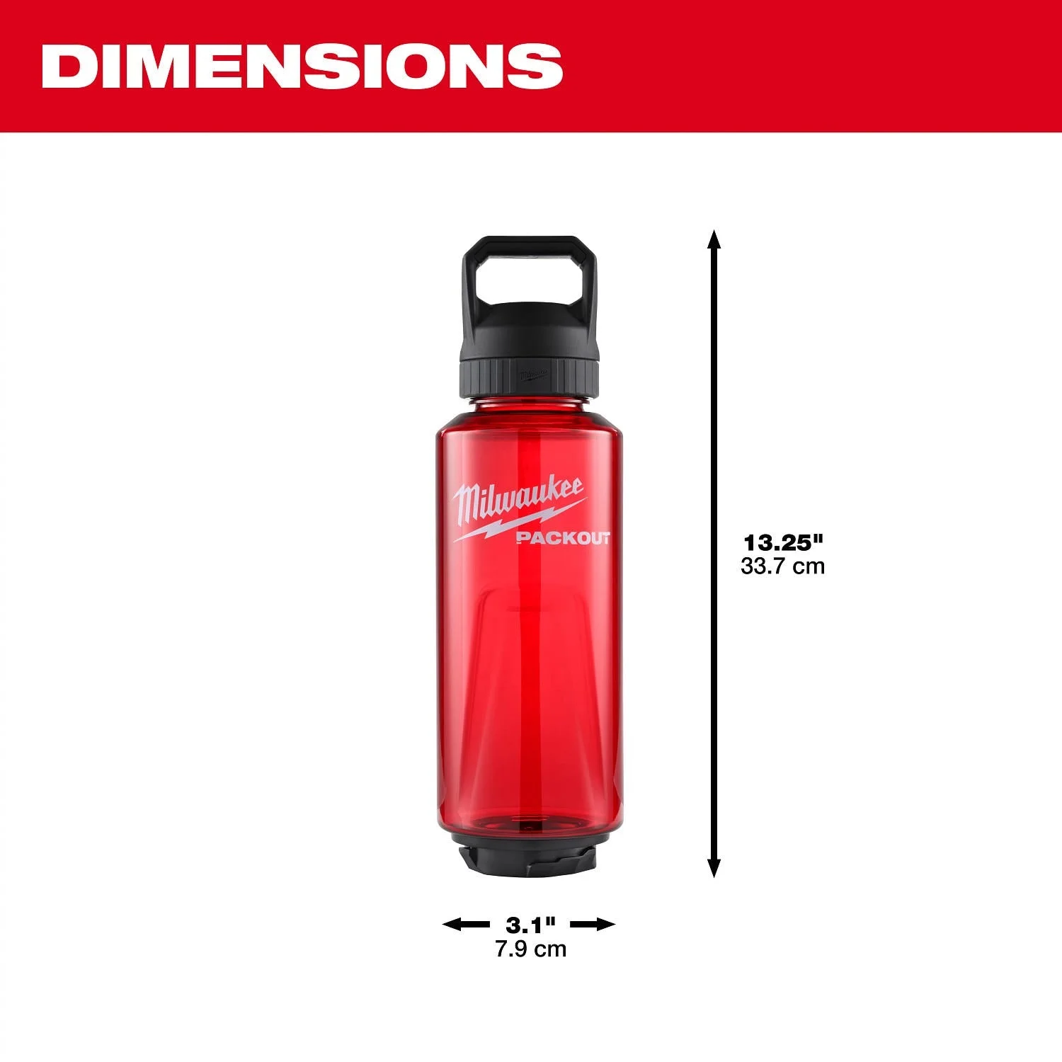 PACKOUT 48oz Bottle kèm Chug Lid 48-22-8373R