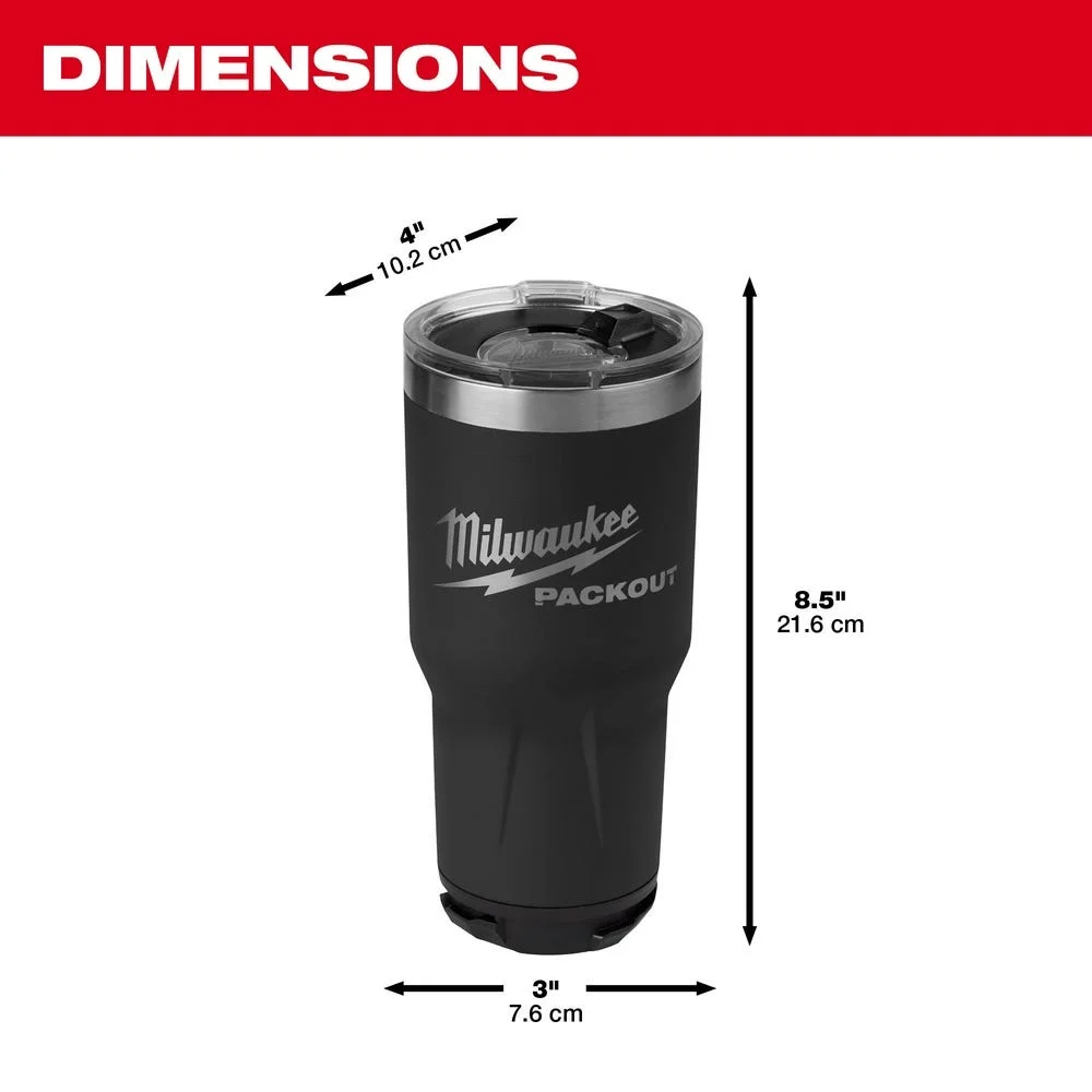 PACKOUT 30oz Tumbler - Black 48-22-8393B