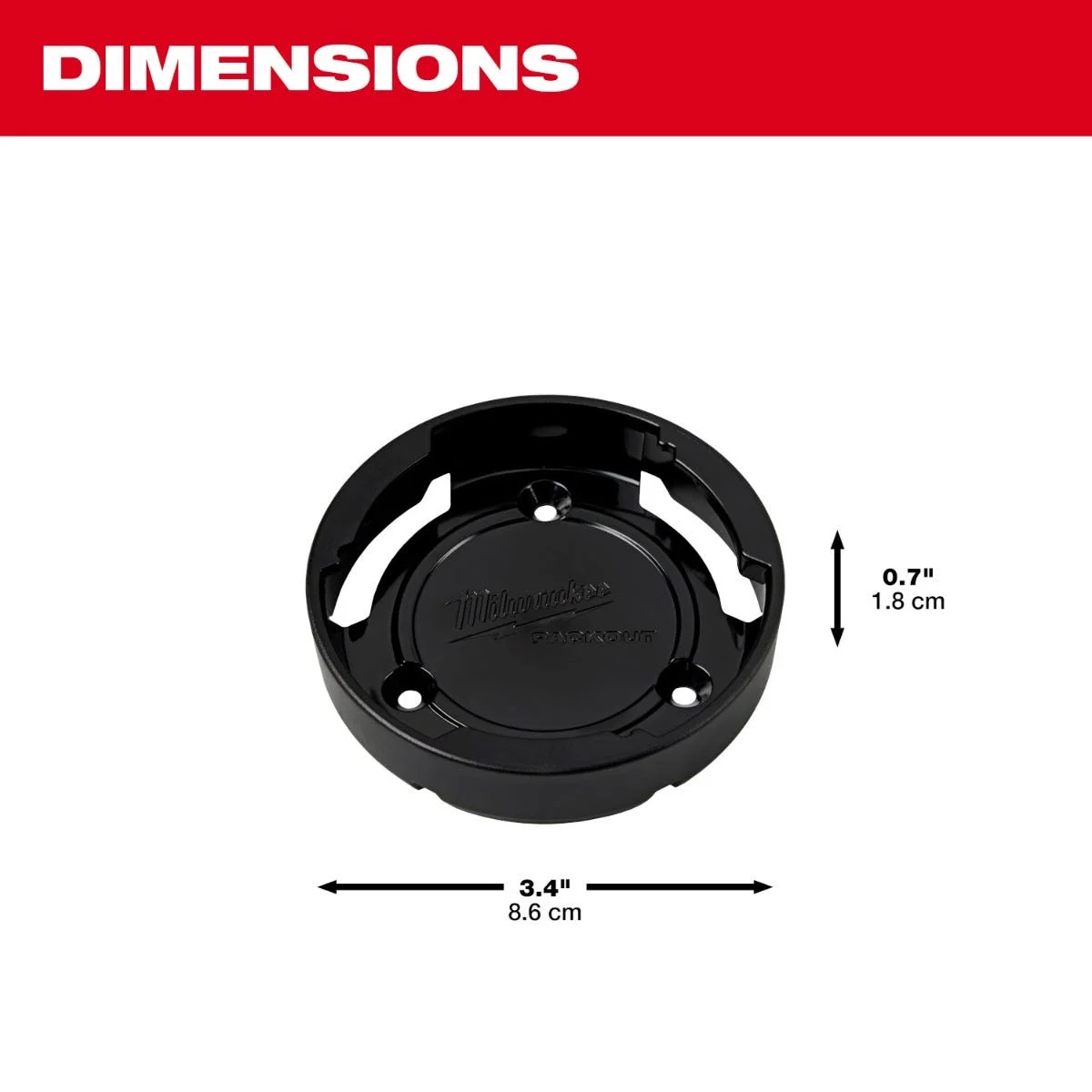 PACKOUT Twist to Lock Mount, 3-Pack 48-22-8399
