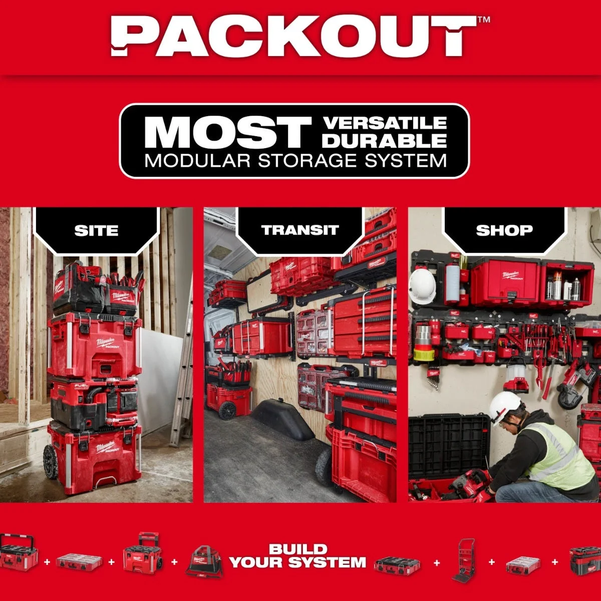 PACKOUT Twist to Lock Mount, 3-Pack 48-22-8399