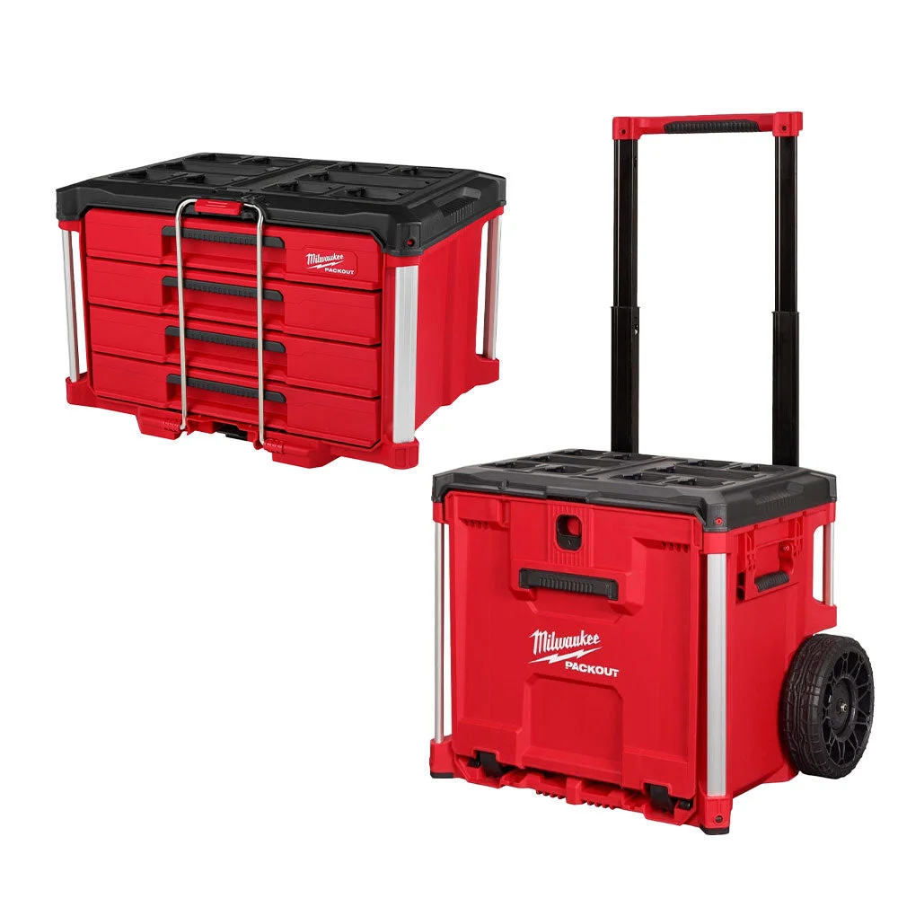 PACKOUT Rolling Ngăn Kéo Thùng Đồ Nghề & 48-22-8444 PACKOUT 4-Ngăn Kéo Thùng Đồ Nghề 48-22-8420-48-22-8444