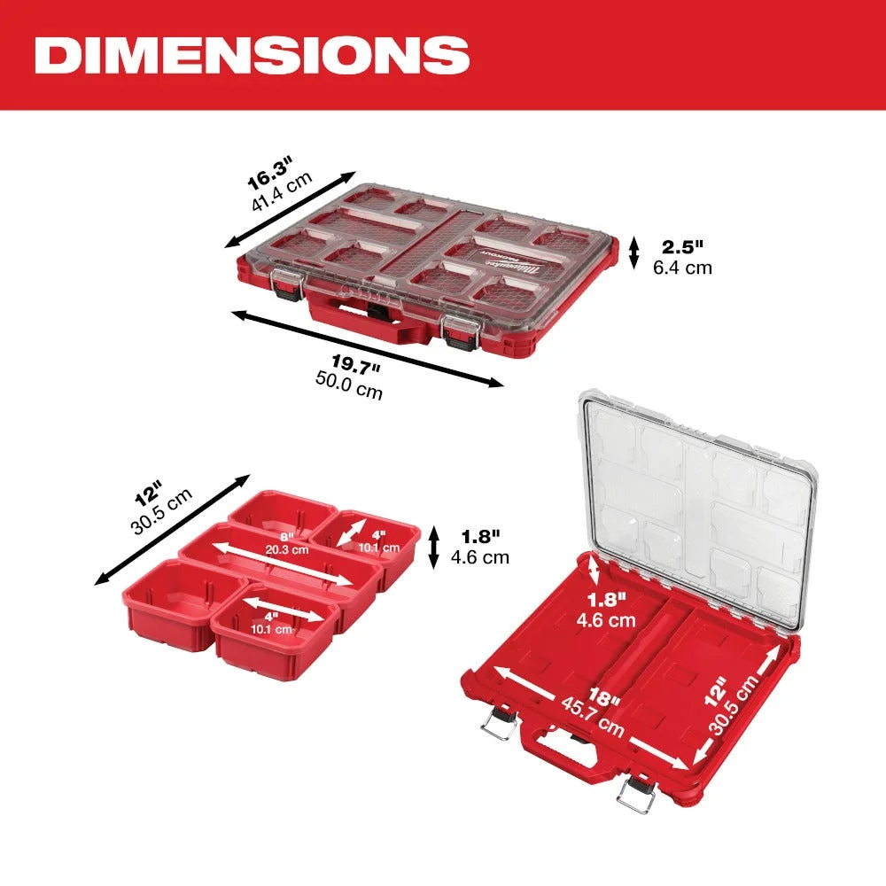 PACKOUT Mỏng Hộp Sắp Xếp 48-22-8431