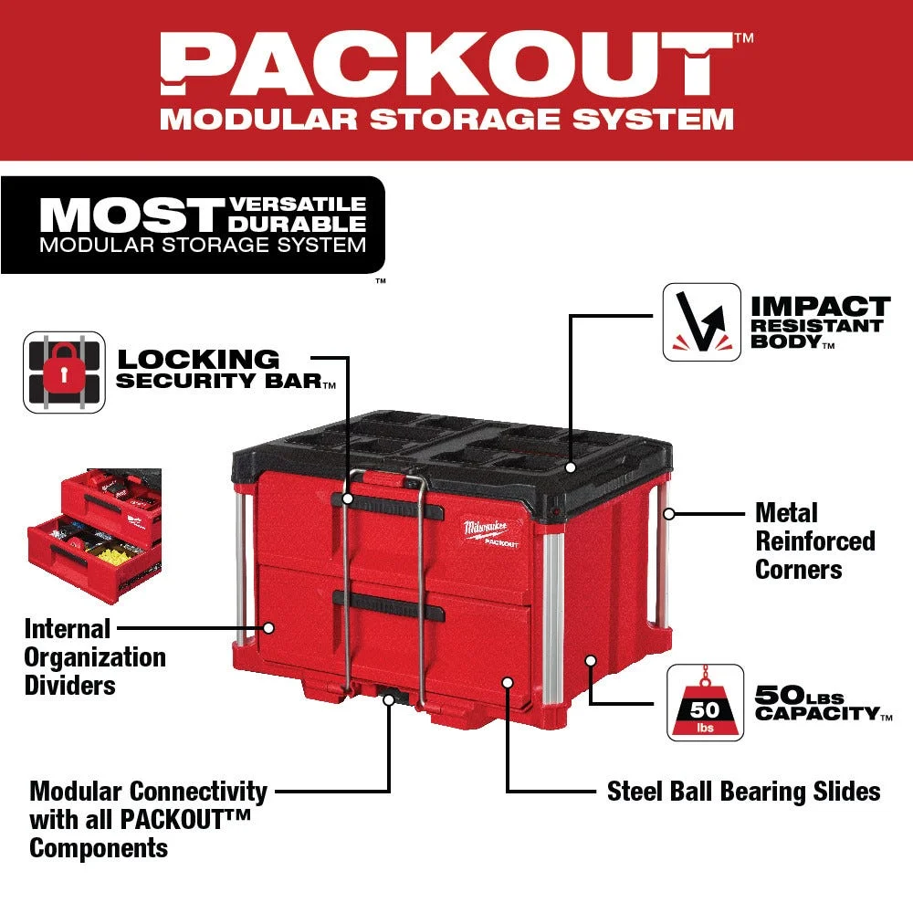 PACKOUT 2-Ngăn Kéo Thùng Đồ Nghề 48-22-8442