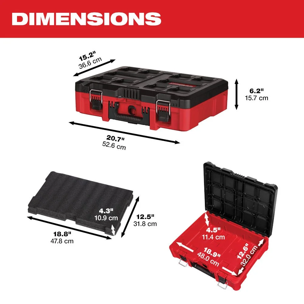 PACKOUT Tool Case kèm Customizable Insert 48-22-8450