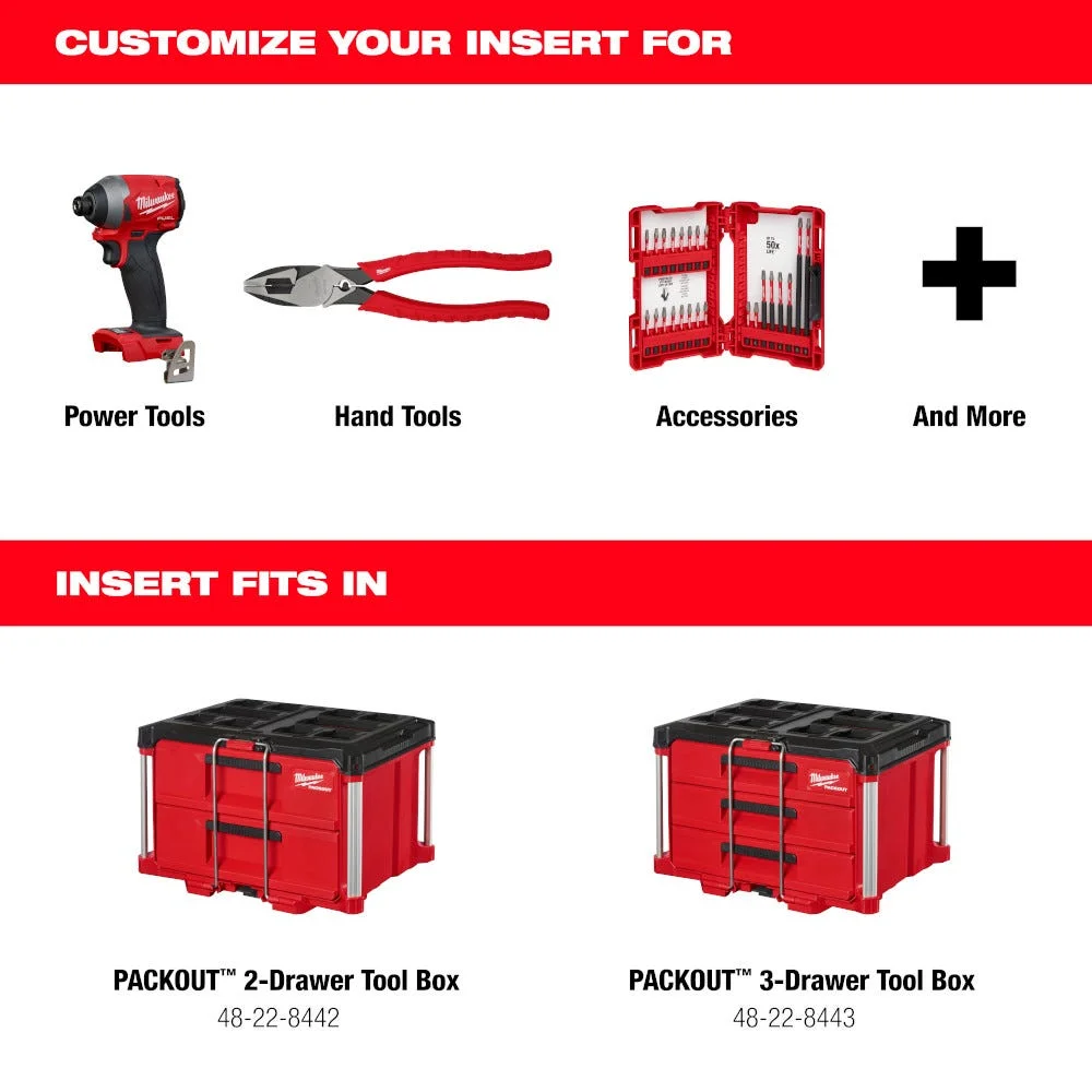 Customizable Khay Mút Xốp cho PACKOUT Ngăn Kéo Tool Boxes 48-22-8452