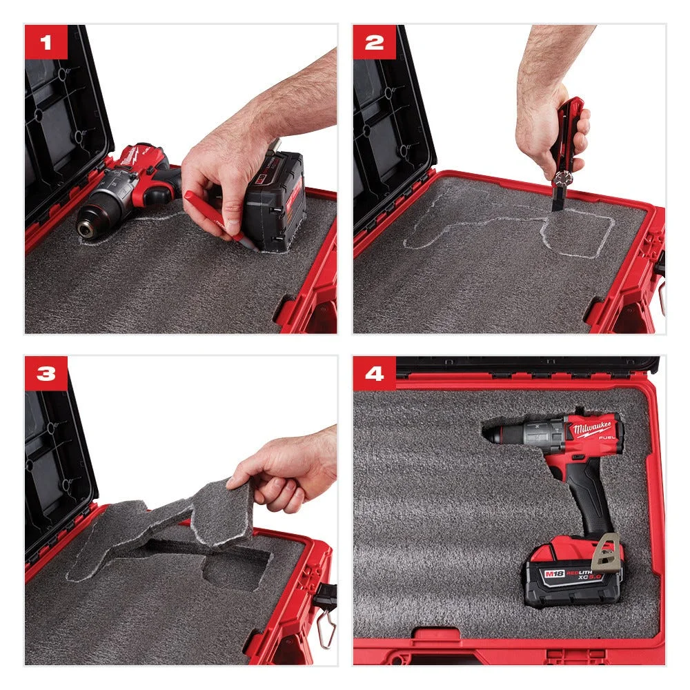 Customizable Khay Mút Xốp cho PACKOUT Ngăn Kéo Tool Boxes 48-22-8452