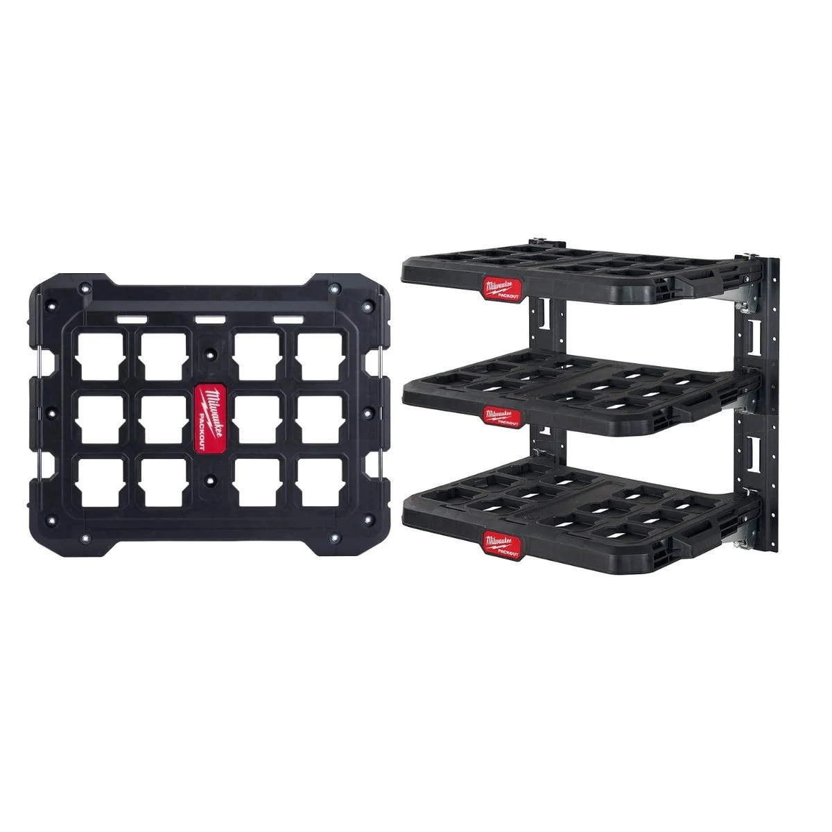 PACKOUT Bộ Giá Đỡ kèm 3 Kệ, E-Tracks và PACKOUT Bảng Gắn 48-22-8480-8481-8485