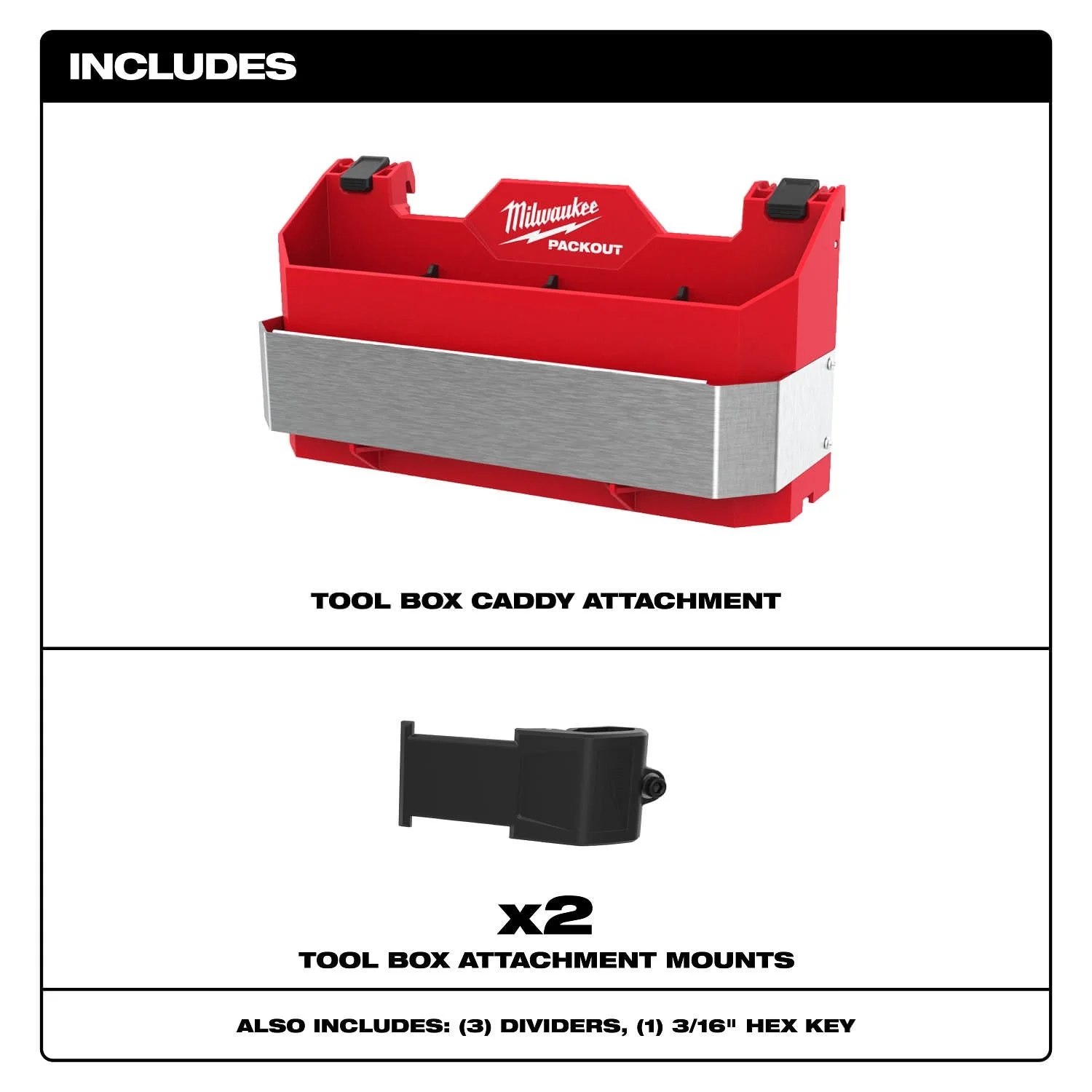 PACKOUT Thùng Đồ Nghề Caddy Attachment 48-22-8602