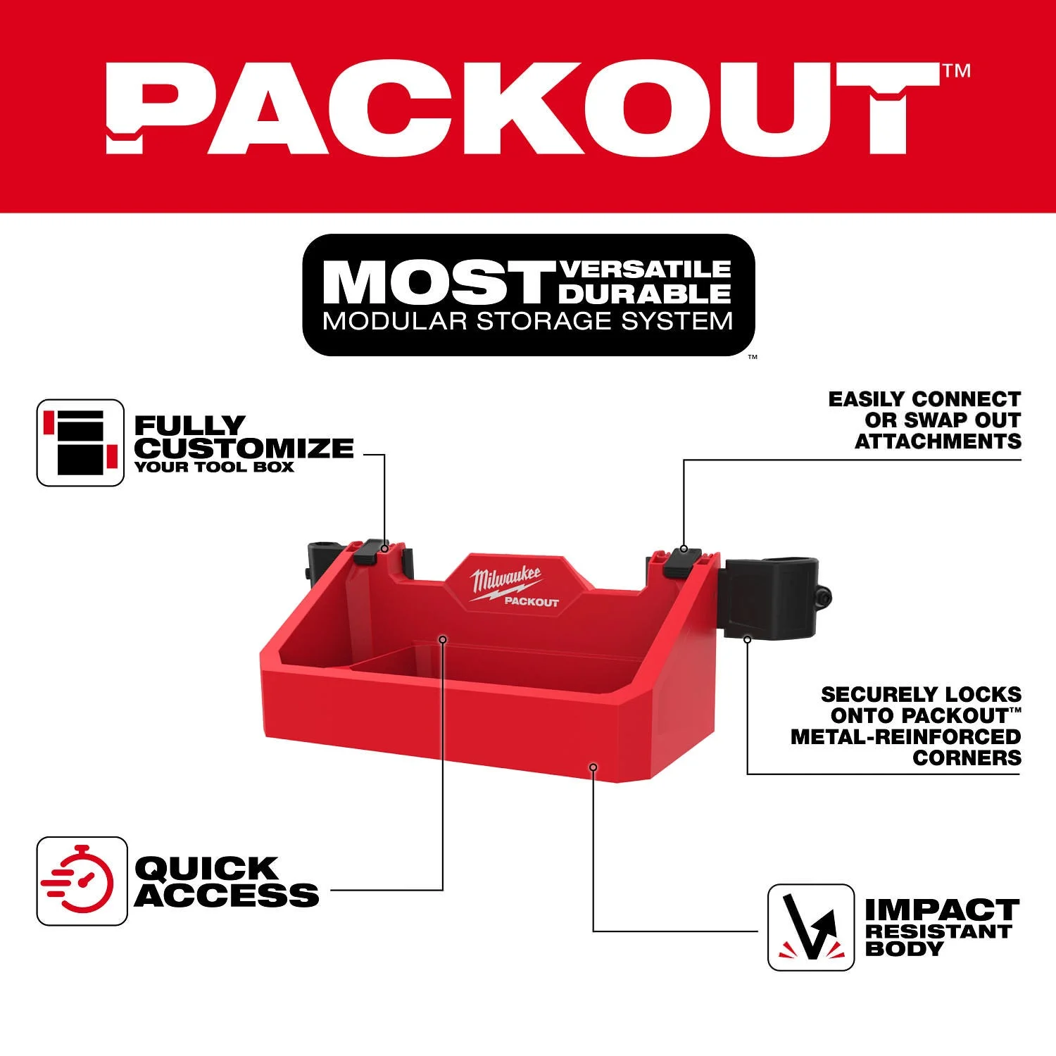 PACKOUT Thùng Đồ Nghề Tray Attachment 48-22-8605