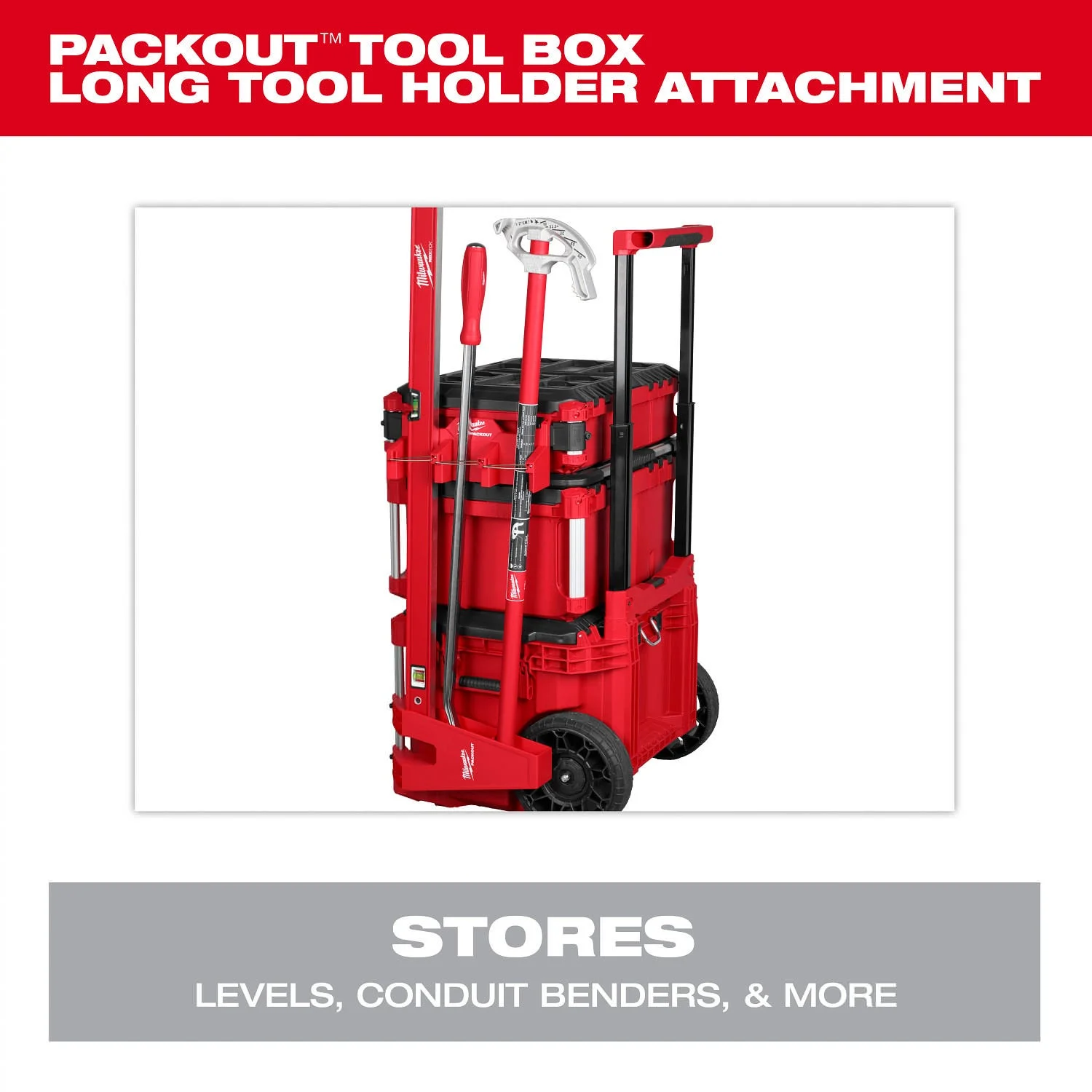 PACKOUT Thùng Đồ Nghề Long Tool Giá Giữ Attachment 48-22-8607
