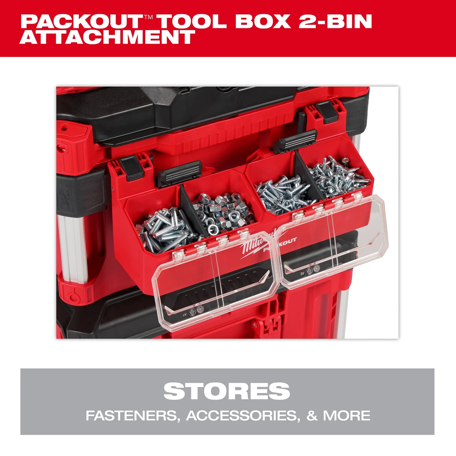 PACKOUT Thùng Đồ Nghề 2-Bin Attachment 48-22-8610