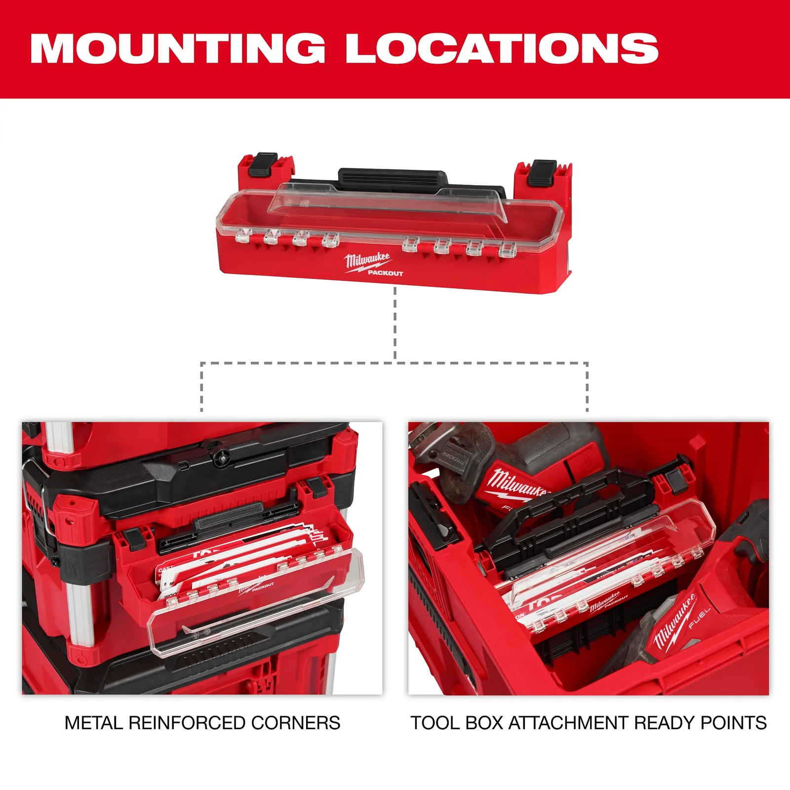 PACKOUT Thùng Đồ Nghề Accessory Case Attachment 48-22-8612