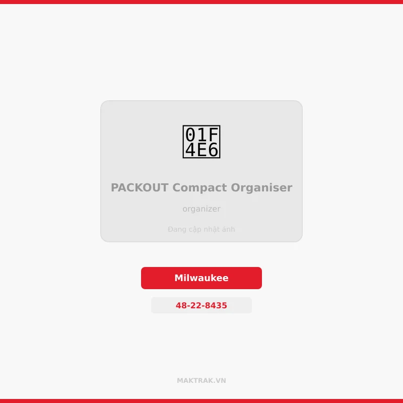 Packout Compact Organizer 48-22-8435 món thêm cho combo người mới