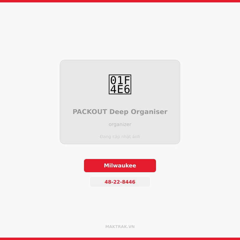 Hộp dụng cụ Packout Deep Organizer 48-22-8446 ngăn sâu